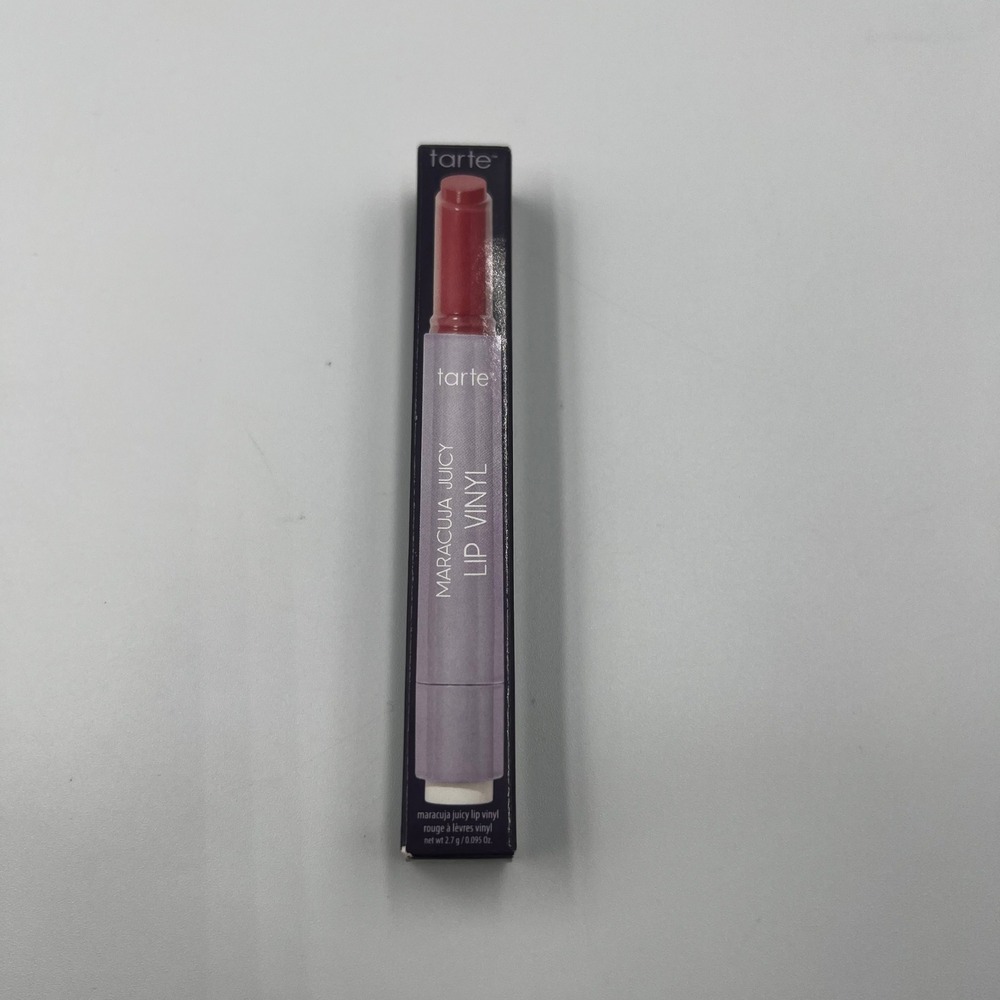 New Tarte Maracuja Juicy Lip Vinyl Sheer Iris High Shine Hydrating Lip Balm 2.7g